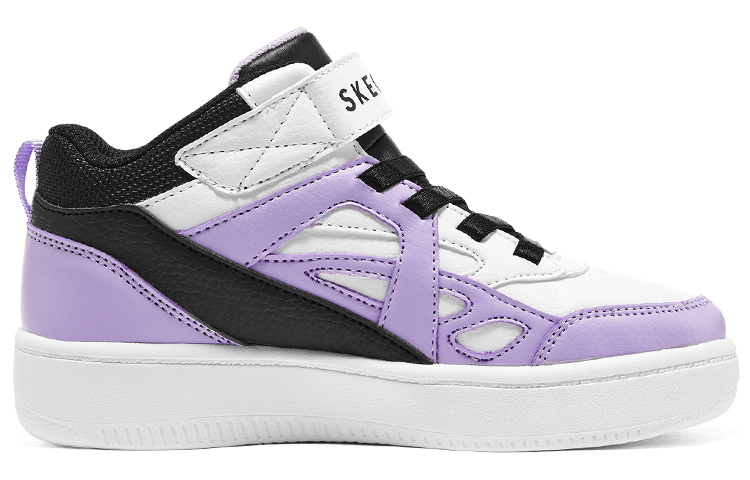Order (Youth) Skechers Sport Court 92 'White Black Purple' 310145L-BKLV