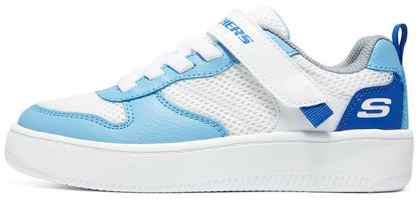 (Youth) Skechers Sport Court 92 'White Blue' 406136L-WBL Buy (Youth) Skechers Sport Court 92 'White Blue' 406136L-WBL