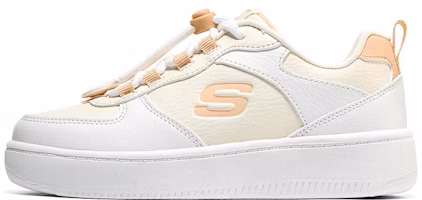 (Youth) Skechers Sport Court 92 'White Yellow' 319499L-OFWT (Youth) Skechers Sport Court 92 'White Yellow' 319499L-OFWT
