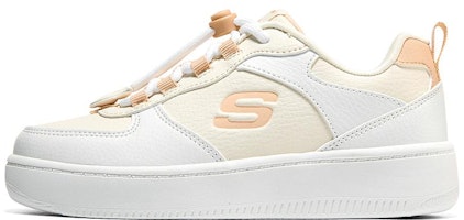 (Youth) Skechers Sport Court 92 'White Yellow' 319499L-OFWT (Youth) Skechers Sport Court 92 'White Yellow' 319499L-OFWT