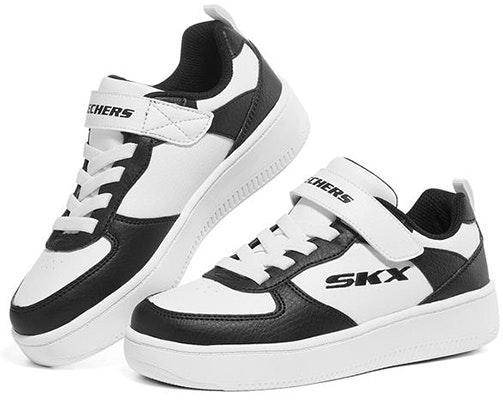 (Youth) Skechers Sport Court 92 'White Black' 405697LC-WBK Lookbook (Youth) Skechers Sport Court 92 'White Black' 405697LC-WBK