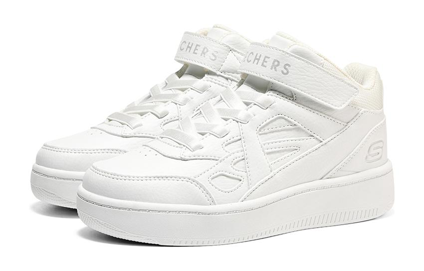 Lookbook (Youth) Skechers Sport Court 92 Low Top Sneaker 'White' 310145L-WHT