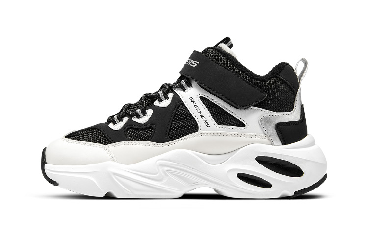 (Youth) Skechers Sport DLites Shoes 'White Black' 303902L-BKW