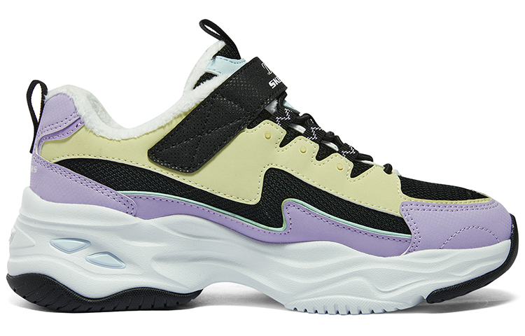 Order (JR) Skechers Sport Hardloopschoenen ''Paars Geel Zwart'' 302581L-BKMT