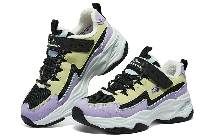 Shop (JR) Skechers Sport Hardloopschoenen ''Paars Geel Zwart'' 302581L-BKMT