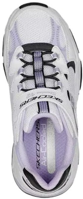 (JR) Kasut Sukan Skechers 'Putih Hitam Ungu' 302573L-WLV Lookbook (JR) Kasut Sukan Skechers 'Putih Hitam Ungu' 302573L-WLV