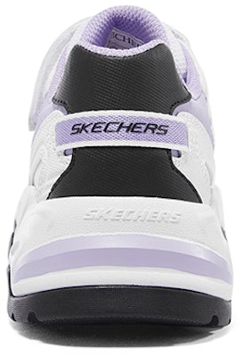 (JR) Kasut Sukan Skechers 'Putih Hitam Ungu' 302573L-WLV Purchase (JR) Kasut Sukan Skechers 'Putih Hitam Ungu' 302573L-WLV