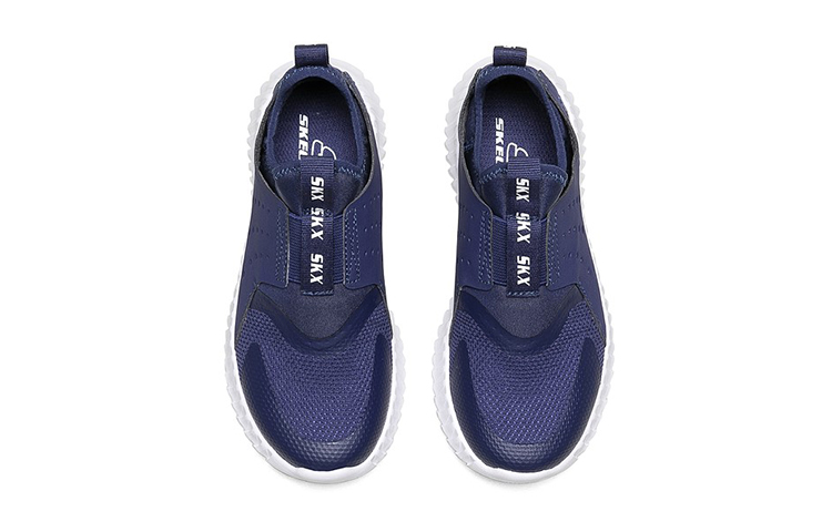 Shop (Youth) Skechers Sport Slip-On 'Navy' 403606L-NVY