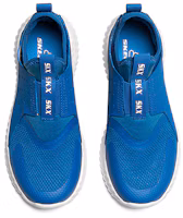 Shop 大童 Skechers Sport 網面透氣 一腳蹬懶人運動休閒鞋 寶藍色
