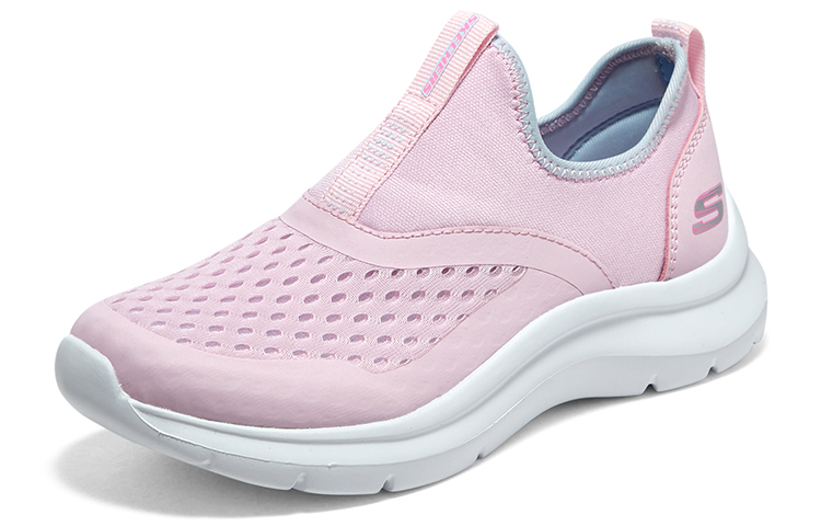 Lookbook (JR) Kasut Sukan Skechers 'Merah Jambu' 303908L-PKLB