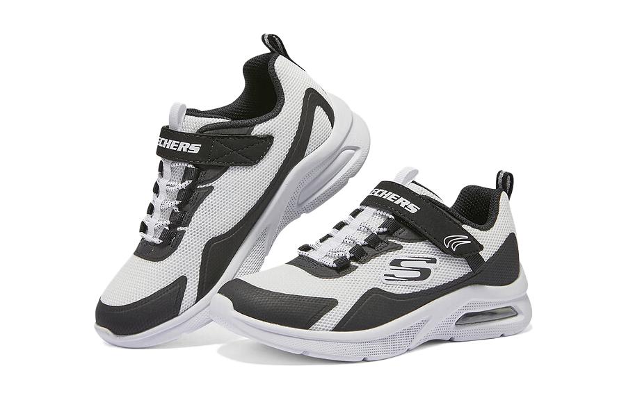 Lookbook (JR) Skechers Sportswear Freizeit-Sneaker ''Weiß Schwarz'' 319014L-WBK