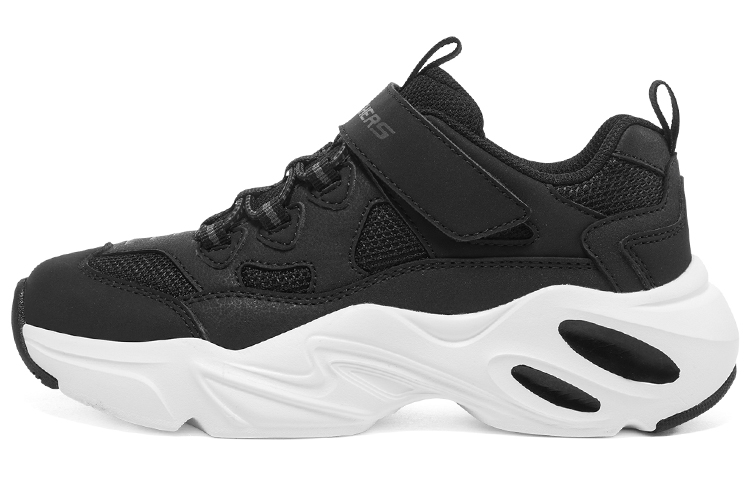 (Youth) Skechers Sportswear Shoes 'Black White' 405203L-BLK