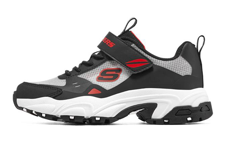 (Youth) Skechers Stamina 'Black Grey Red'