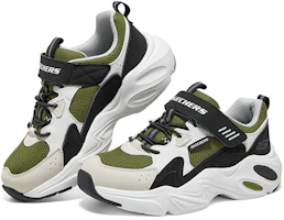 Shop (JR) Skechers Stamina Airy ''Nero Verde Oliva'' 405265L-BKOL