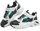 Lookbook (JR) Skechers Stamina Airy 'Putih Hitam Hijau' 405204L-WBTQ