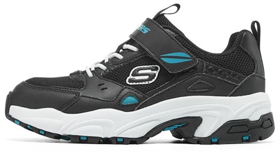(JR) Skechers Stamina Low 'Hitam Biru' 403759L-BLK Buy (JR) Skechers Stamina Low 'Hitam Biru' 403759L-BLK