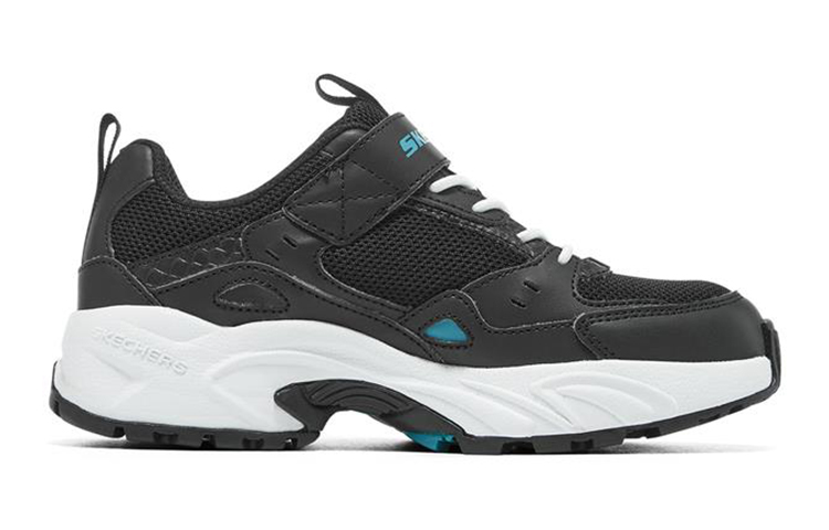 Order (Youth) Skechers Stamina Low 'Black Blue' 403759L-BLK