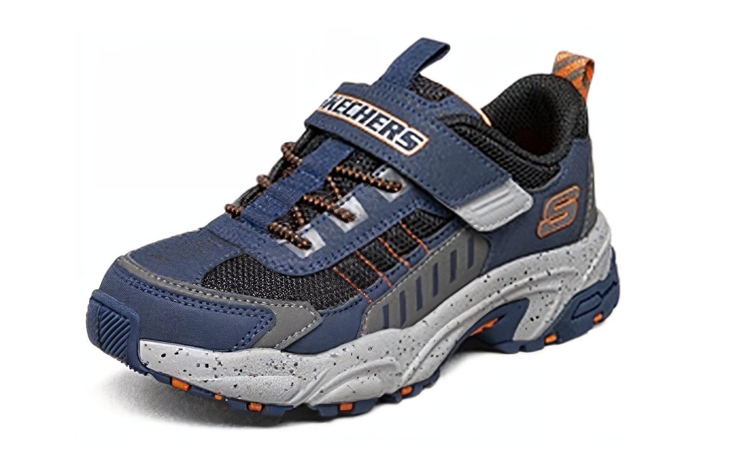 Lookbook (Youth) Skechers Stamina Low 'Blue Grey' 403756L-NVCC