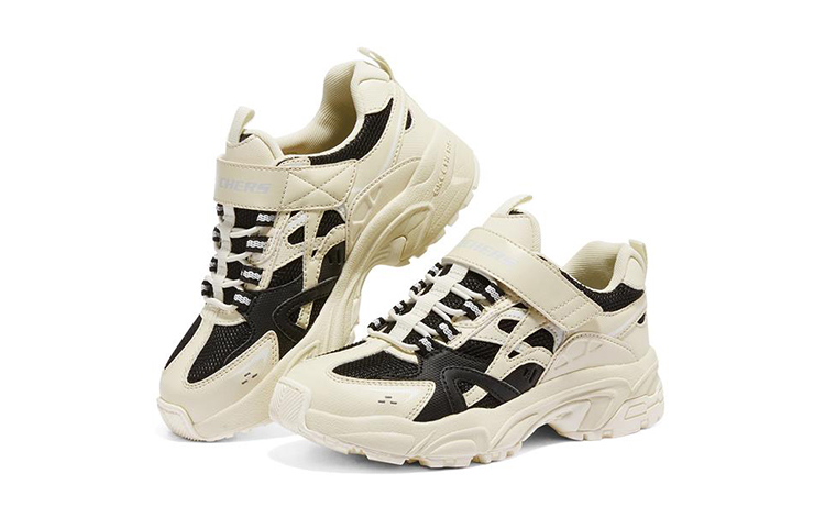 Lookbook (Youth) Skechers Stamina Low 'Natural Black' 406114L-NTBK