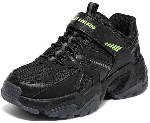 大童 Skechers Stamina V2 減震耐磨 兒童休閒鞋 黑 Lookbook 大童 Skechers Stamina V2 減震耐磨 兒童休閒鞋 黑