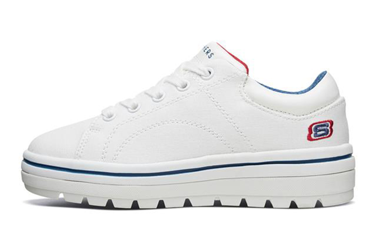(Youth) Skechers Street Cleats 2 'White' 84706L-WHT