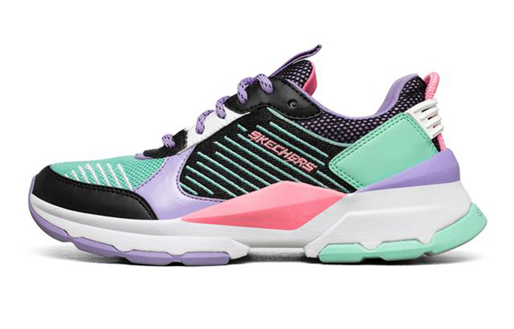 (Youth) Skechers Street Status 'Black Multicolor' 302229L-BKMT