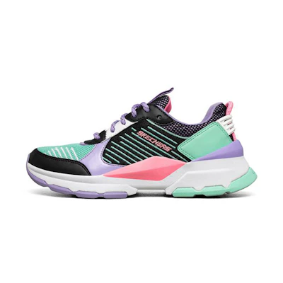 (Youth) Skechers Street Status 'Black Multicolor'
