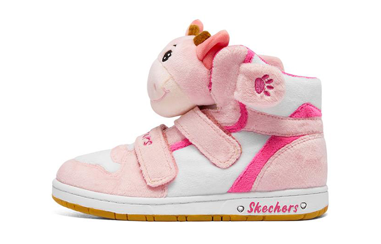 (Youth) Skechers Sugarcanes 'Pink White' 310997L-WLPK