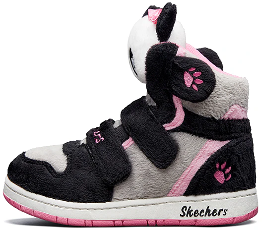 preschool-skechers-mid-top-comfy-versatile-warm-black-pink-80689-n-bkpk