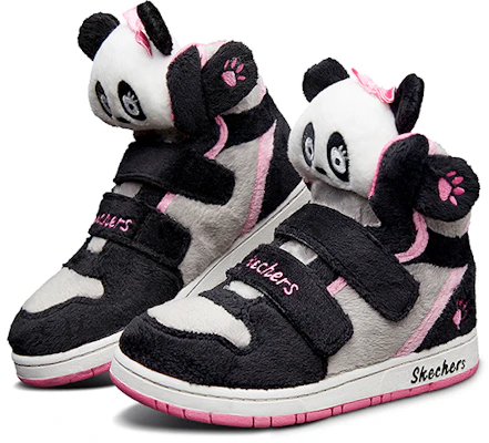 (JR) Chaussures Skechers Sugarcanes Panda ''Noir Gris Rose'' 80689N-BKPK Shop (JR) Chaussures Skechers Sugarcanes Panda ''Noir Gris Rose'' 80689N-BKPK