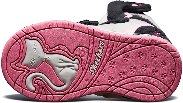 (JR) Chaussures Skechers Sugarcanes Panda ''Noir Gris Rose'' 80689N-BKPK Details for (JR) Chaussures Skechers Sugarcanes Panda ''Noir Gris Rose'' 80689N-BKPK