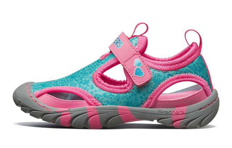 (Youth) Skechers Summer Step 'Blue Pink' 86947L-NPTQ