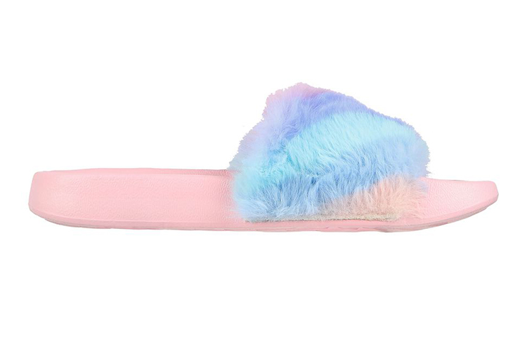 Order (JR) Skechers Sunny Slides 'Langkah Fuzzy Pastel' 302991L-PKMT