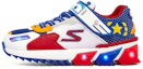 Buy (JR) Skechers Super Wings x Velcro ''Blu Multicolore'' 406120L-BLMT
