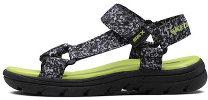 (Youth) Skechers Supreme 'Black Grey Green' 92218L-BKGY (Youth) Skechers Supreme 'Black Grey Green' 92218L-BKGY
