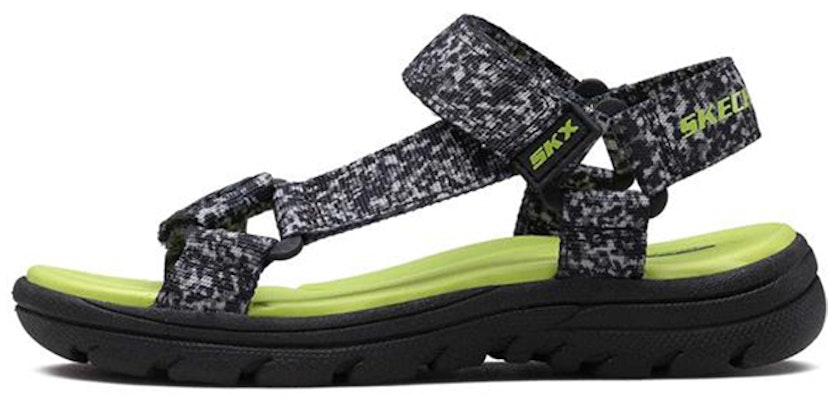 (Youth) Skechers Supreme 'Black Grey Green' 92218L-BKGY Buy (Youth) Skechers Supreme 'Black Grey Green' 92218L-BKGY