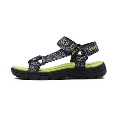 (Youth) Skechers Supreme 'Black Grey Green'