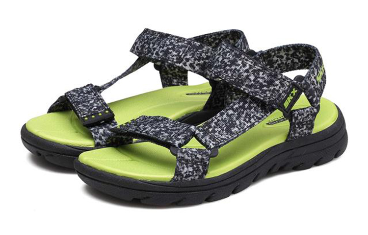 Lookbook (Youth) Skechers Supreme 'Black Grey Green' 92218L-BKGY