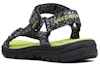 Shop (Youth) Skechers Supreme 'Black Grey Green' 92218L-BKGY