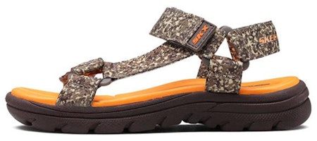 (Youth) Skechers Supreme 'Grey Orange' 92218L-BRTN (Youth) Skechers Supreme 'Grey Orange' 92218L-BRTN
