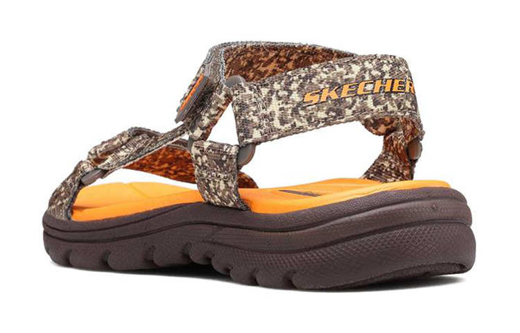 Shop (Youth) Skechers Supreme 'Grey Orange' 92218L-BRTN