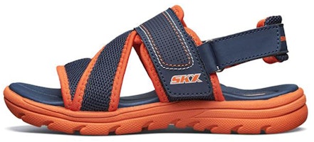 (Youth) Skechers Supreme 'Grey Orange' 92222L-NVOR (Youth) Skechers Supreme 'Grey Orange' 92222L-NVOR