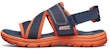 (Youth) Skechers Supreme 'Grey Orange' 92222L-NVOR