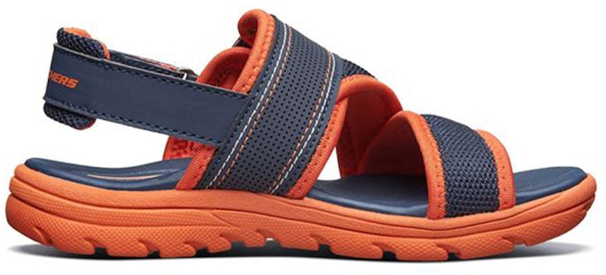 (Youth) Skechers Supreme 'Grey Orange' 92222L-NVOR Order (Youth) Skechers Supreme 'Grey Orange' 92222L-NVOR