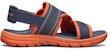 (Youth) Skechers Supreme 'Grey Orange' 92222L-NVOR