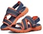 (Youth) Skechers Supreme 'Grey Orange' 92222L-NVOR