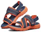 Shop (Youth) Skechers Supreme 'Grey Orange' 92222L-NVOR