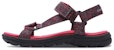 (Youth) Skechers Supreme Sandal 'Black Grey Red' 92218L-BGRD