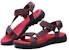 (Youth) Skechers Supreme Sandal 'Black Grey Red' 92218L-BGRD