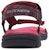 (Youth) Skechers Supreme Sandal 'Black Grey Red' 92218L-BGRD